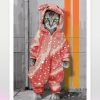 Tianooo The Cat - Pyjama Cat Tropical Orange - Fine Art Print DIN A3
