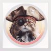 Tianooo The Cat | Captain Wayne Coon | Sticker